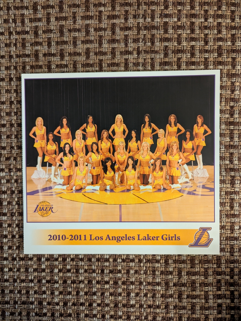 Los Angeles Lakers 2010-2011 Girls Squad Team Photo Cheerleaders Dance Staples
